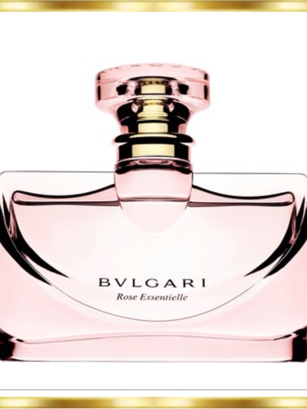Bulgari Rose Essentielle Pink and Gold Perfume Bottle 3.4 oz New & Sealed.RARE
